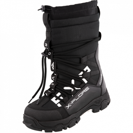 FXR Skotersko - X-Plore Short Boot - Black/White