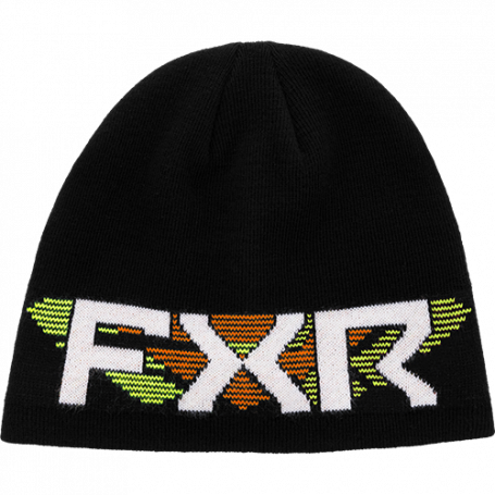 FXR Ungom mössa - Split Beanie - Black/Inferno