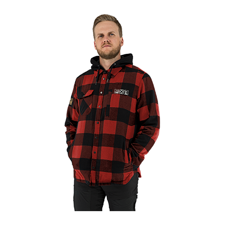 FXR Unisex - Timber Insulated Flannel Jacket - Rust/Black