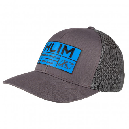 Klim VIN Hat Asphalt - Electric Blue Lemonade