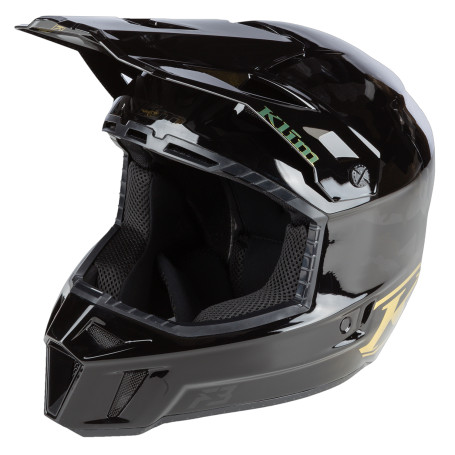 Klim Skoterhjälm - F3 Carbon Helmet ECE - Assault Camo Gold