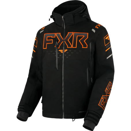 Fxr Skoterjacka - Vinterjacka - Helium X 2-in-1 Jacket - Black/Orange