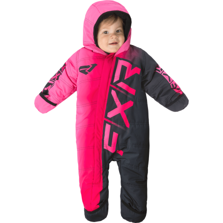 Fxr Babyoverall - Infant CX Snowsuit - Razz/black