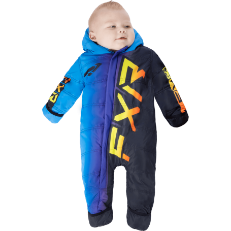 Fxr Babyoverall - Infant CX Snowsuit - Blue/Inferno