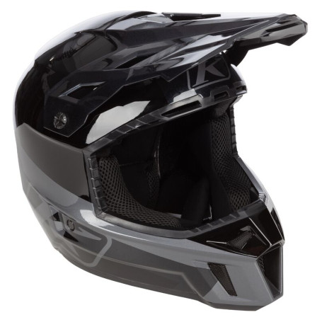Klim Skoterhjälm - F3 Helmet ECE - Elevate Black/Asphalt