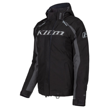 Klim Skoterjacka - Dam - Flare Jacket - Black/Asphalt