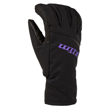 Klim Skoterhandske - Bombshell Glove - Dam - Black/Heliotrope